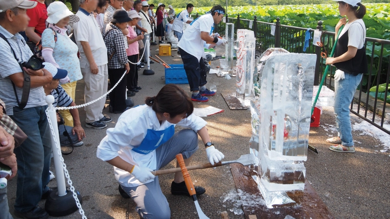 氷の彫刻